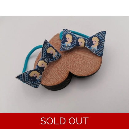 Disney Frozen Elsa Hair Bow Ties